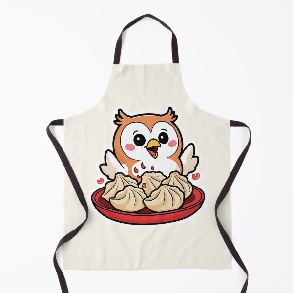 Item preview, Owl eating dumplings - Gobble Gala designed and sold by Kids GobbleGala.