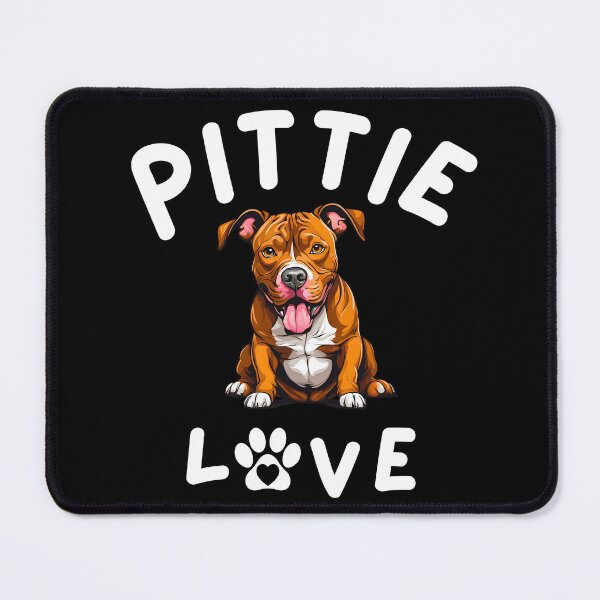 Item preview, Pittie Love Cartoon Design for Pitbull Fans designed and sold by Fredster1966.