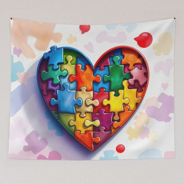 Item preview, Heart Pattern #41 designed and sold by Kaleidoscope Print.