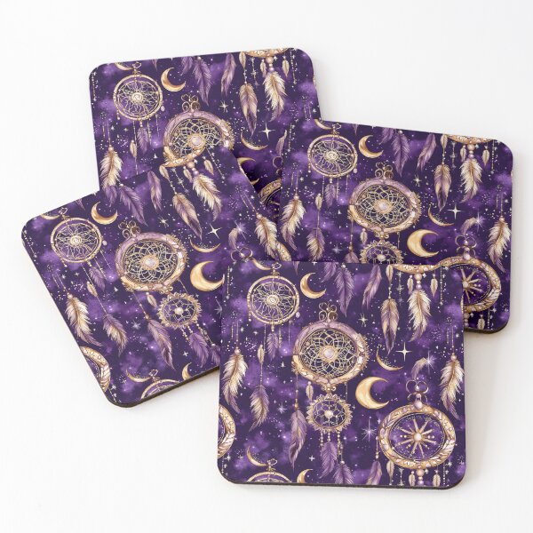 Item preview, Celestial Dreamcatchers: Purple Cosmic Vibes designed and sold by Margival.
