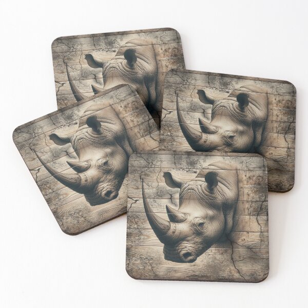 Item preview, VINTAGE RHINO  designed and sold by johnnyssandart.