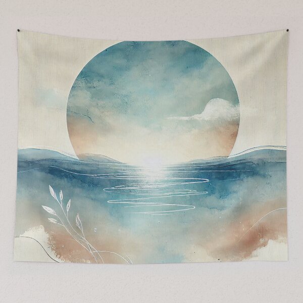 Item preview, Serene Abstract Seascape designed and sold by ChrisButler.