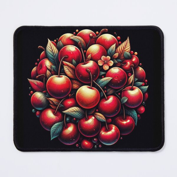 Item preview, Cherry delight, juicy red cherries designed and sold by nicnacc.