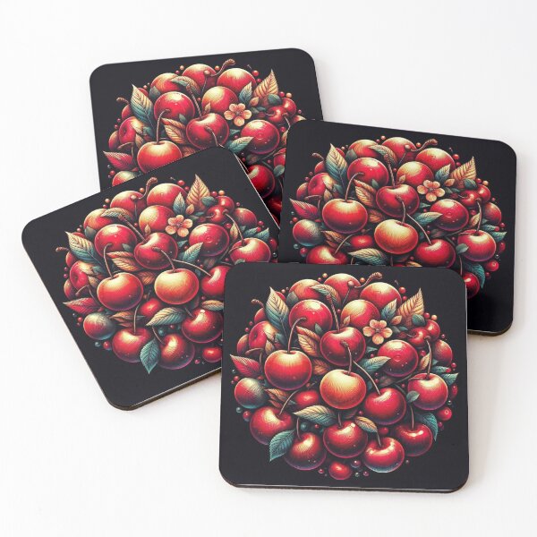 Item preview, Cherry delight, juicy red cherries designed and sold by nicnacc.