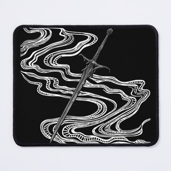 Item preview, Sword Smoke Swirl ( White / Diagonal ) designed and sold by ChaosAdar.