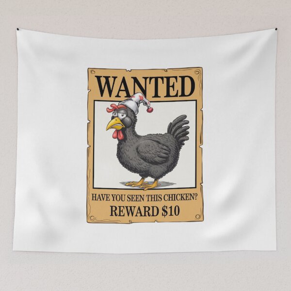 Item preview, Lost Chicken, Reward, funnyfits70, Humor, Funny, retro, vintages, funny quotes, animal humor, designed and sold by FunnyFits70.