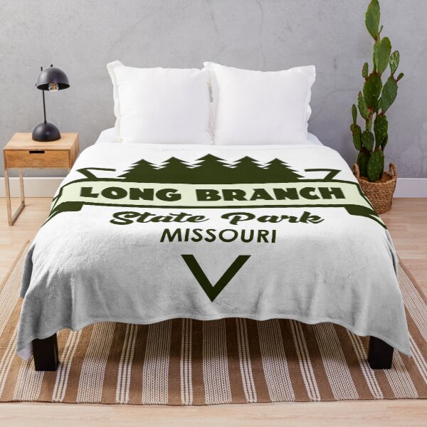 Item preview, Long Branch State Park Missouri Trees And Ribbon designed and sold by bivenart.