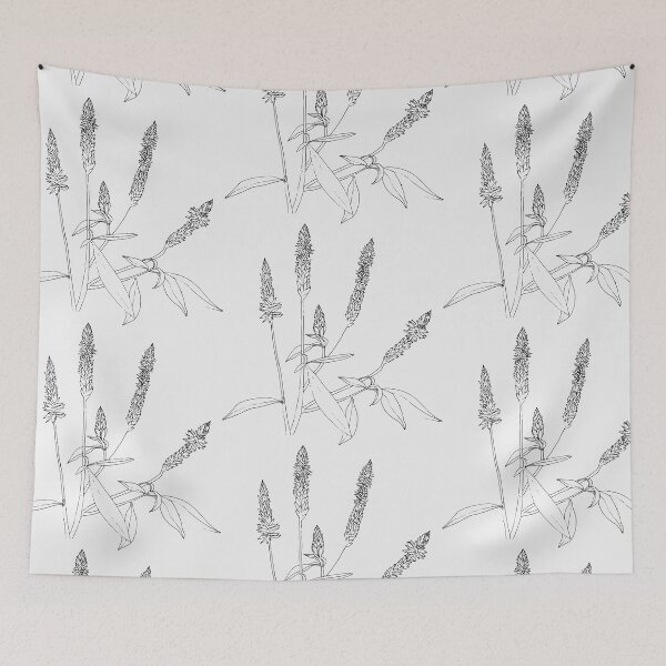 Item preview, Vietnam Wild Flower Line Art 2 designed and sold by tuyetstudio.
