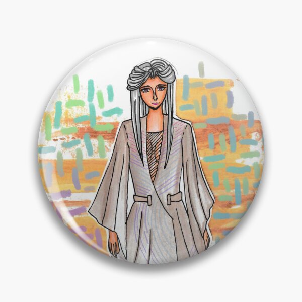 Item preview, Fashion illustration women brown dress with long hair  designed and sold by tenkenryujin.