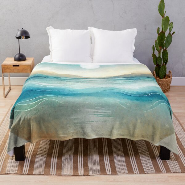 Item preview, Abstract Seascape with Mountains designed and sold by ChrisButler.