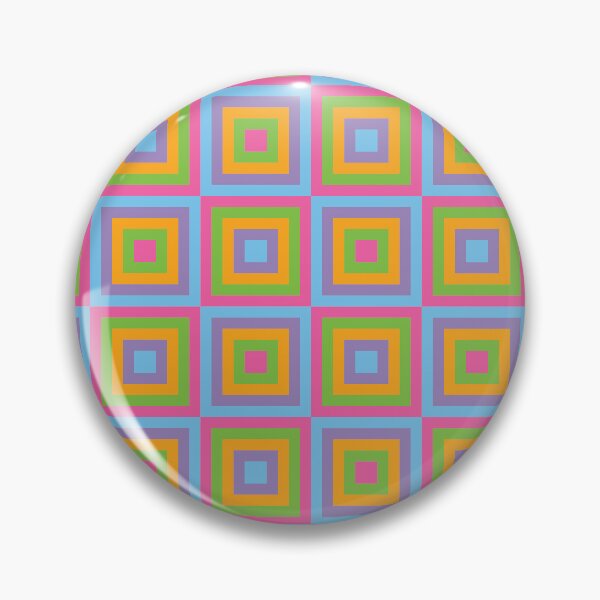 Item preview, seamless geometric pattern with shapes, abstract colorful abstract vintage color block background, pink green yellow Blue Blocks brick Wall Geometric background repeat pattern design for fabric print designed and sold by pipikijung.