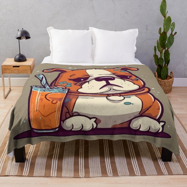 Item preview, Bulldog drinking soda designed and sold by Amir Faysal.