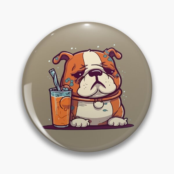 Item preview, Bulldog drinking soda designed and sold by Amir Faysal.