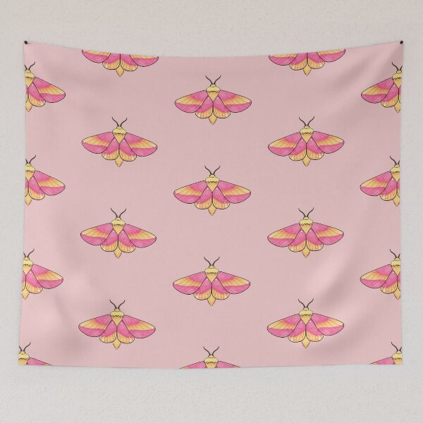 Item preview, Pink Star Moth designed and sold by S-MysticalMoons.