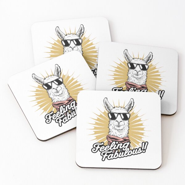 Item preview, Stylish Llama Art Feeling Fabulous! Digital Design designed and sold by iwcus.