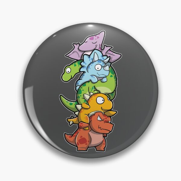 Item preview, Cute Rainbow Pride Dinosaur Stack  designed and sold by The magic  Yellow bus.