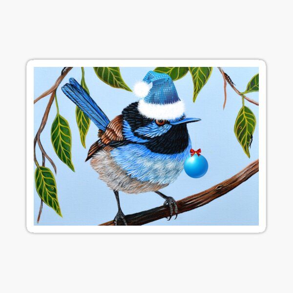 Item preview, Christmas Fairy Wren designed and sold by Linda Callaghan.