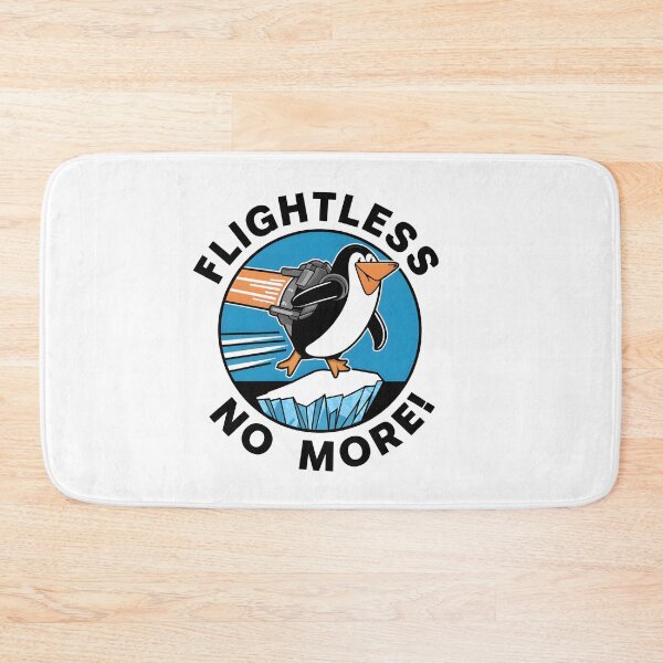 Item preview, Penguin Jetpack Flight Flightless no more Design designed and sold by iwcus.