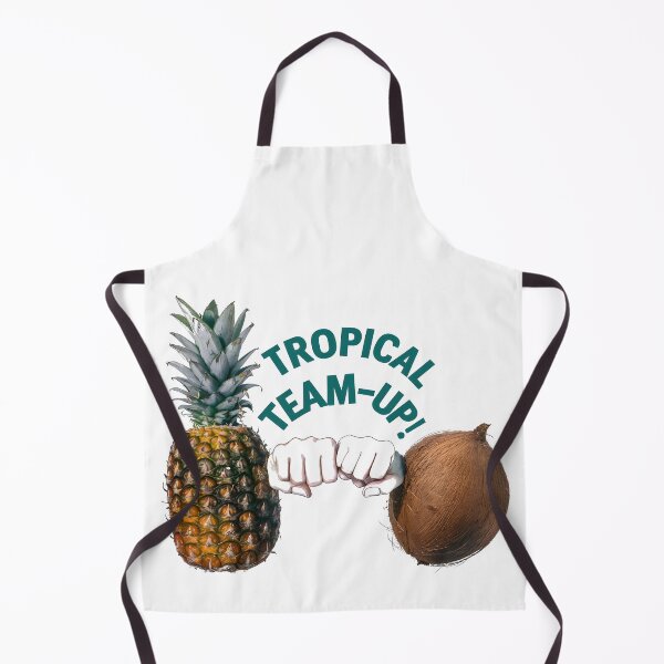 Item preview, Tropical Team-Up! Pineapple Coconut Fist Bump Art designed and sold by iwcus.