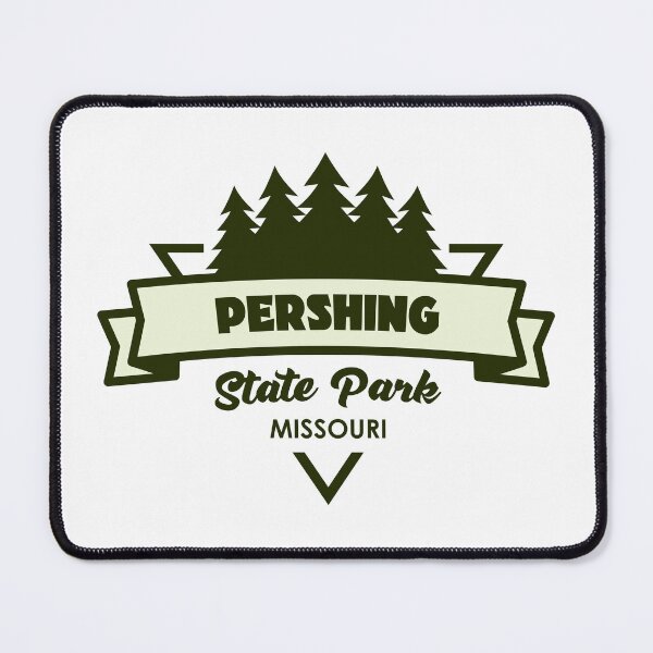 Item preview, Pershing State Park Missouri Trees And Ribbon designed and sold by bivenart.