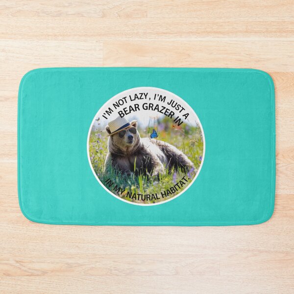 Item preview, bear grazer i'm not lazzy  designed and sold by bukajart.