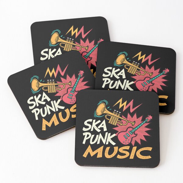 Artikelvorschau, Ska-Punk-Vibes | Energetisches und lustiges Ska-Punk-Design entworfen und verkauft von Colorful-Garden.