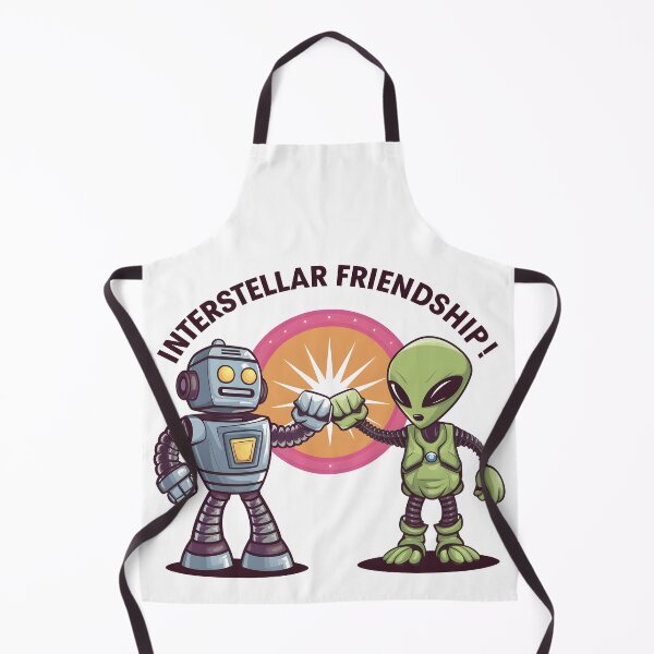 Item preview, Robot Alien Fist Bump - Interstellar Friendship! designed and sold by iwcus.