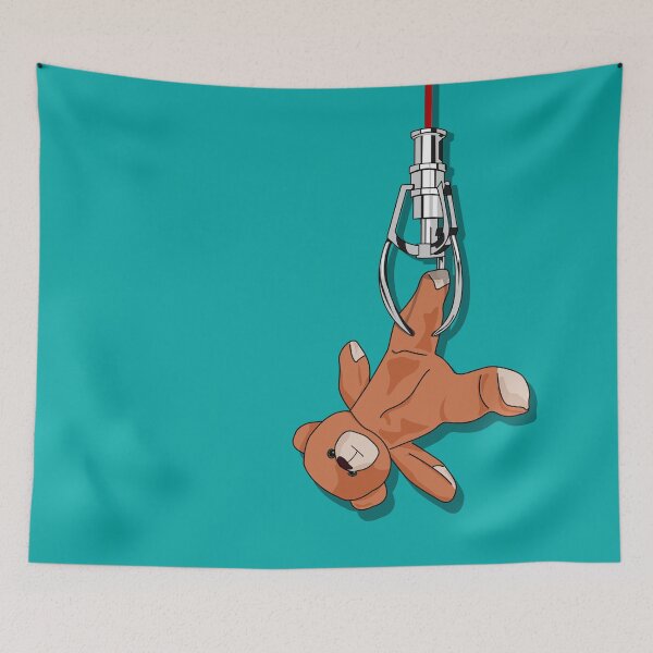 Item preview, The Claw and the Teddy - Nostalgic Arcade Vibes designed and sold by Fun Funky Designs.