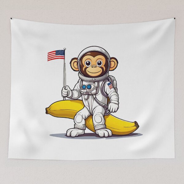 Item preview, Space Monkey Discovery - Cosmic Banana Planet 6 designed and sold by Tom-Johnson.