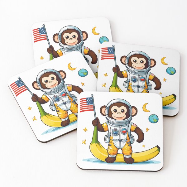 Item preview, Space Monkey Discovery - Cosmic Banana Planet 8 designed and sold by Tom-Johnson.