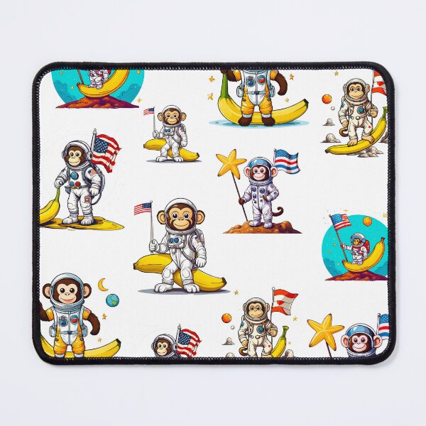 Item preview, Space Monkey Discovery - Cosmic Banana Planet Pattern 1 designed and sold by Tom-Johnson.