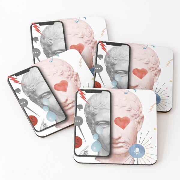 Item preview, "Modern Aesthetic Collage: Classical Meets Social Media Vibes" designed and sold by Highlight-art.
