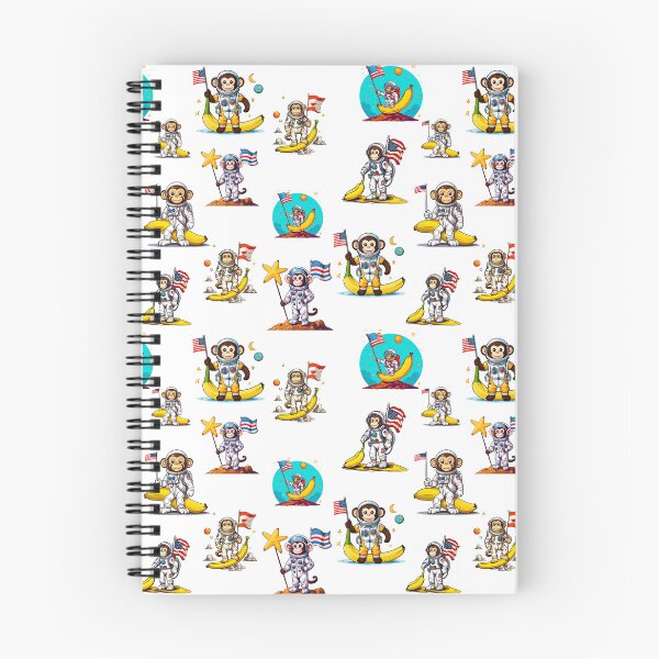 Item preview, Space Monkey Discovery - Cosmic Banana Planet Pattern 2 designed and sold by Tom-Johnson.