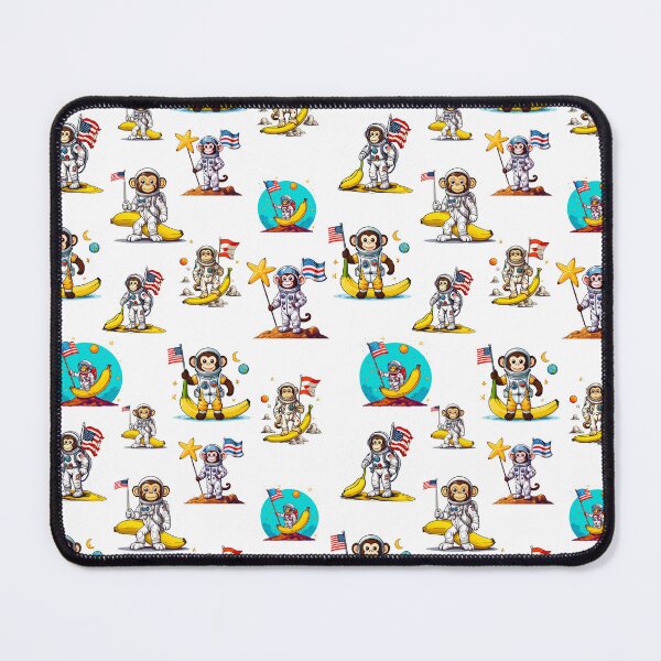Item preview, Space Monkey Discovery - Cosmic Banana Planet Pattern 2 designed and sold by Tom-Johnson.