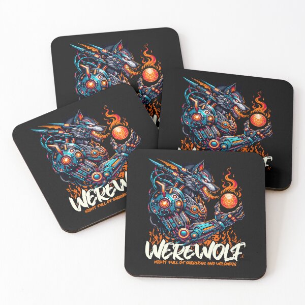 Item preview, Cyber Werewolf Fury designed and sold by Belarte.shop.