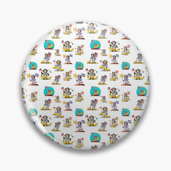 Item preview, Space Monkey Discovery - Cosmic Banana Planet Pattern 3 designed and sold by Tom-Johnson.