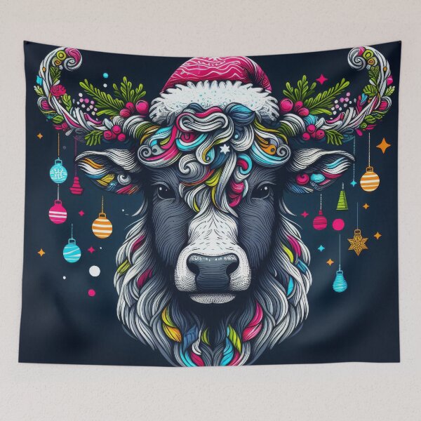 Item preview, Festive Cow designed and sold by lalylaura.