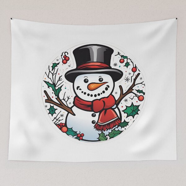 Item preview, Snowman in Elegance, funny, gifts, santa, merry,  designed and sold by Ewelina  Niemiec.