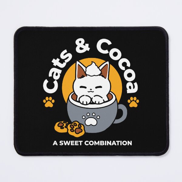 Item preview, Holiday Mug Design with Cozy Cat and Paw Cookies designed and sold by Trio-in-Forest.