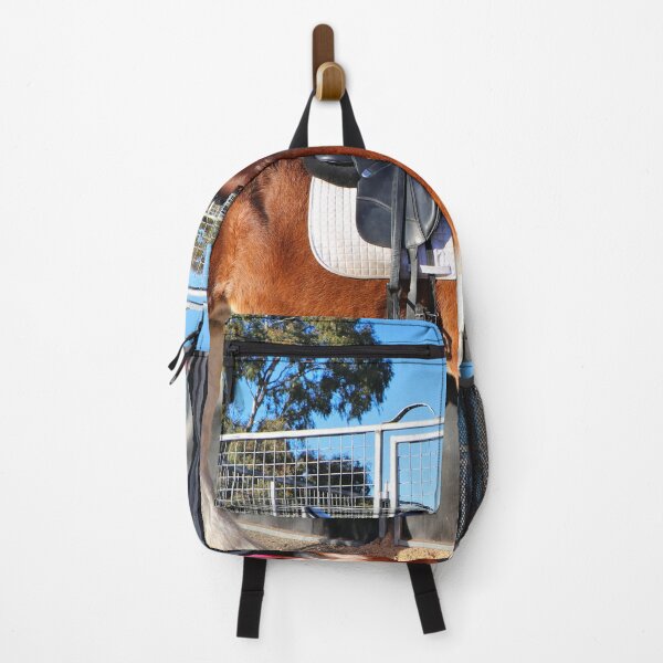 Item preview, Clydesdale horse relaxing near the stables designed and sold by FranWest.