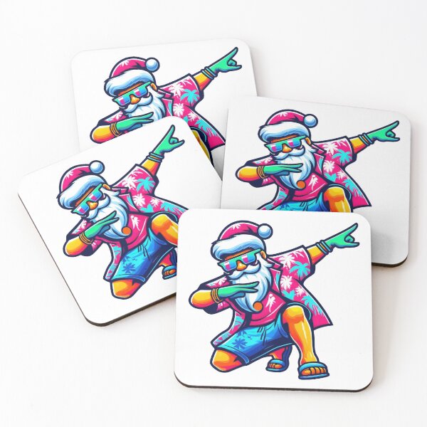 Item preview, Cool Dabbin’ Santa on Vacation designed and sold by AIARTIST1.