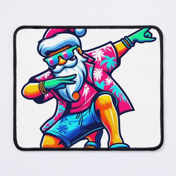 Item preview, Cool Dabbin’ Santa on Vacation designed and sold by AIARTIST1.