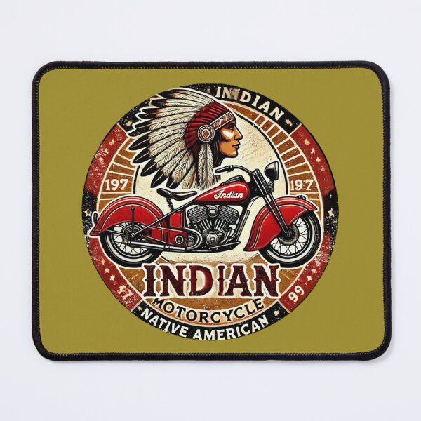 Item preview, Indian Motorcycle Vintage Sign designed and sold by FutureTraveller.