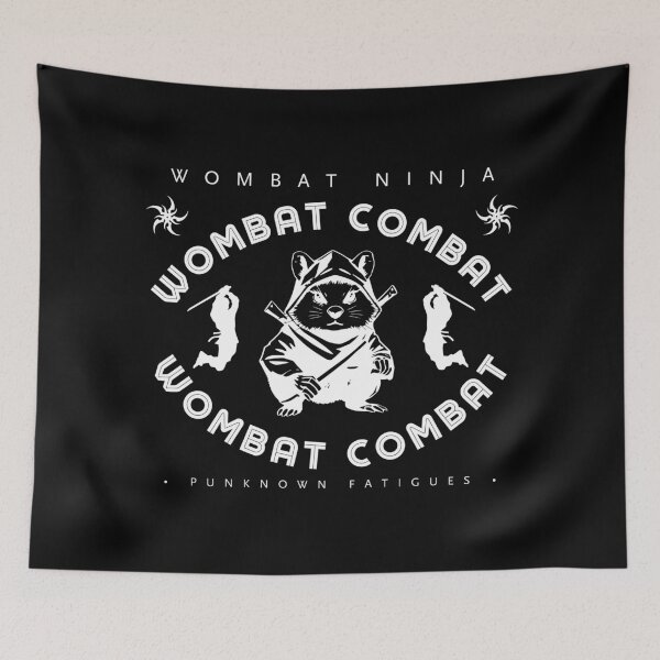 Item preview, Wombat Combat, White designed and sold by pUNKnown.