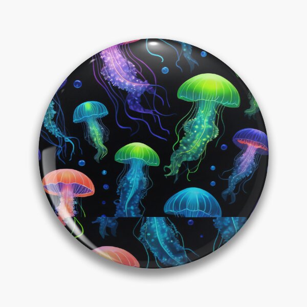 Item preview, Bioluminescent Wonderland: Glowing Underwater Pattern Design designed and sold by subhamkapoor.