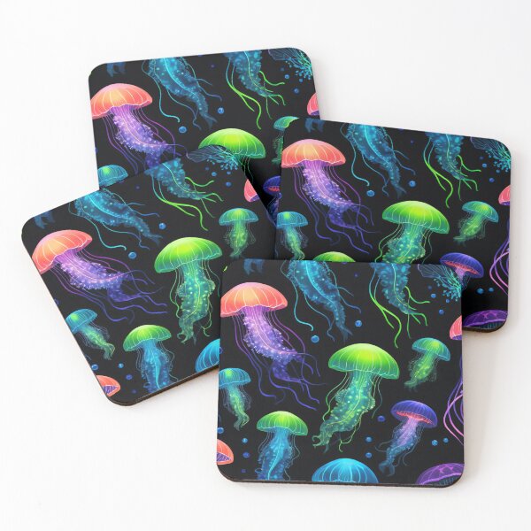 Item preview, Bioluminescent Wonderland: Glowing Underwater Pattern Design designed and sold by subhamkapoor.