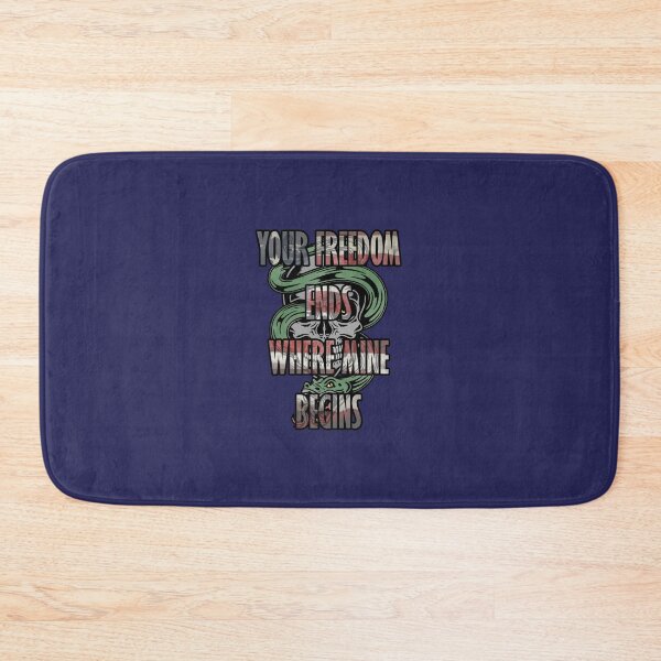 Item preview, Your Freedom Ends Where Mine Begins (USA) designed and sold by Ragetroll.