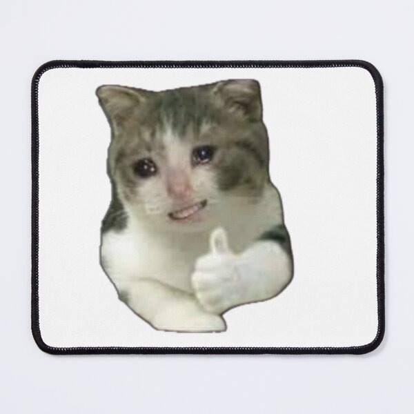Item preview, unny cat memes face designed and sold by Playful Strokes pom@pom.