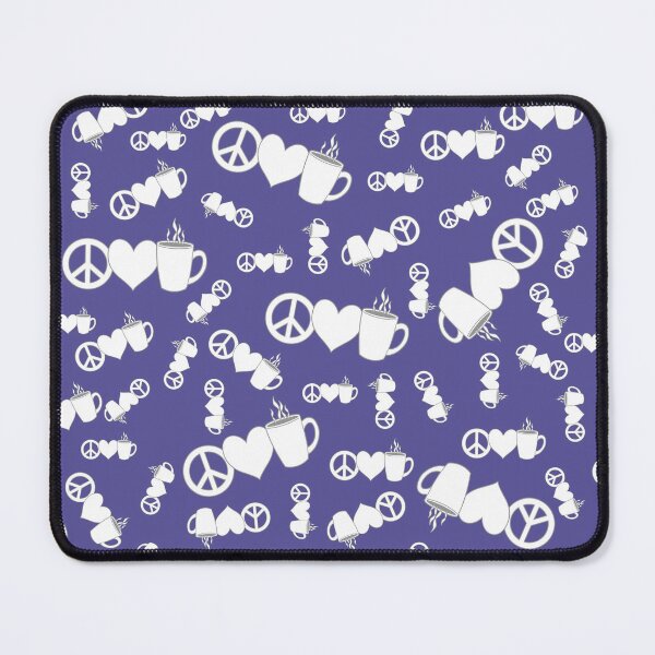 Item preview, Peace Love Coffee pattern designed and sold by HectorCantres.