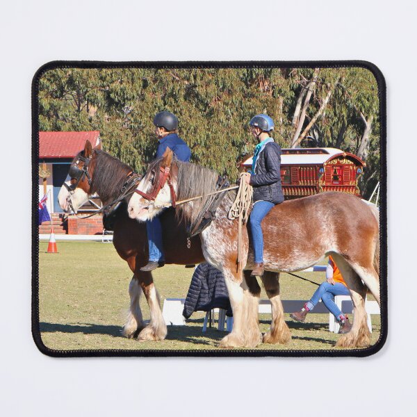 Item preview, Bareback Clydesdale horse riders designed and sold by FranWest.